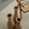 Infurnic Decorative Vases Set of 3 Designer Vases Artificial Rattan Vases for Living Room, Entryway, or Hallway, Beige, 22.44"*9.84"*29.72" - 4 of 4