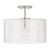 Capital Lighting Emerson 1 - Light Semi-Flush Mount in  Polished Nickel - 3 of 4
