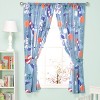Everyday Kids Outer Space Adventures Drapes with Rockets, Aliens, Sun and Stars, with 2 Panels and 2 Tiebacks - 3 of 4
