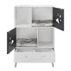 Sam's Pets Convertible 45" Cat Tree Shelf with Drawer In Black And White - image 4 of 4