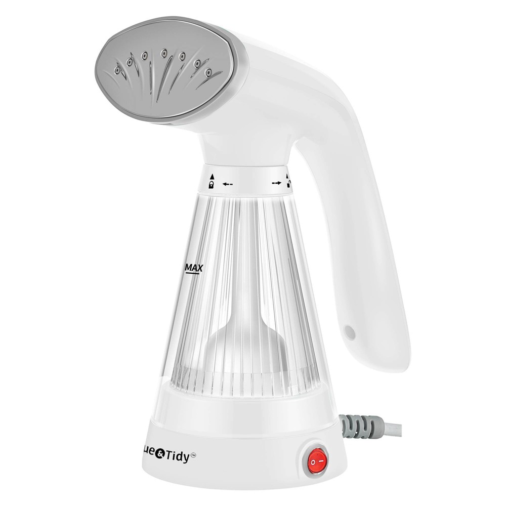 Photos - Clothes Steamer True & Tidy TS-20 Handheld Garment Steamer with Stainless Steel Nozzle White: , 600W, 10 Min Steam Time 