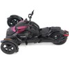 Can-Am Ryker 3-Wheel Motorcycle Pink Punk and Black with Driver Figure 1/32 Diecast Model by BRP Models - 3 of 4