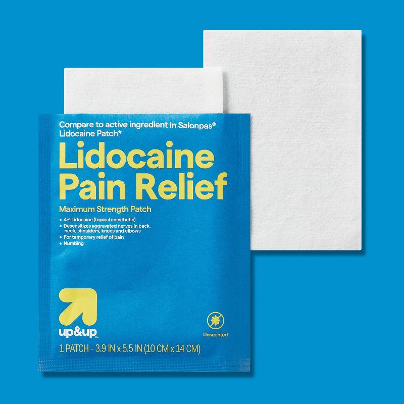 Lidocaine 4% Pain Relieving Gel Patch - 6ct - up &#38; up&#8482;, 3 of 6