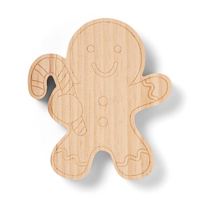 Freestanding Wood Gingerbread Man - Mondo Llama™