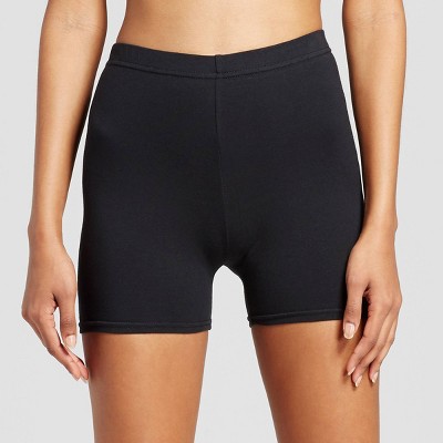 womens black bicycle shorts