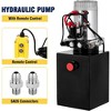 13 Qt Car Lift Hydraulic Pump Dump Trailer Electric Power Unit Double Action 12V - 4 of 4