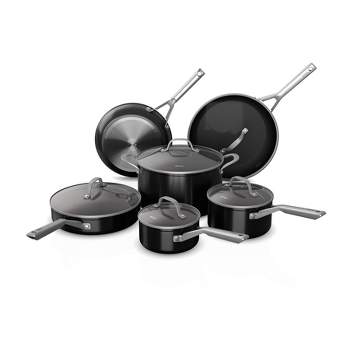 Ninja Extended Life Premium Ceramic Cookware 9 Piece Pots & Pans Set,  Nonstick, PFAS Free, Ceramic Coated, Oven Safe to 550°F, All Stovetops 