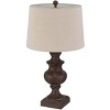 Cal Lighting Hertford 100W Resin Table lamp with Taper Drum hardback Fabric Shade. Priced and Sold as Pairs - 2 of 4