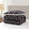 Nestl Modern Comforter Set, 3 Piece Botanical Bedding Set, Reversible Comforter Bed Set - 4 of 4