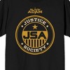 DC Comics Black Adam Justice Society Circle With Star Emblem Men's Black Graphic Tee - 2 of 3