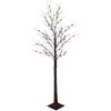 Northlight 6' Brown LED Lighted Frosted Christmas Twig Tree - Multi-Color lights - 4 of 4