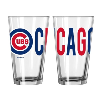 MLB Chicago Cubs Overtime Pint Glass - 16oz