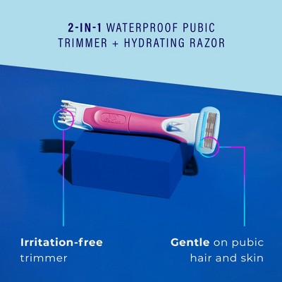 Schick Hydro Silk TrimStyle Women&#39;s Razor with Bikini Trimmer - 1 Razor Handle &#38; 1 Refill_6