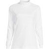 Lands' End Women's Long Sleeve Supima Mock Turtleneck - 2 of 2