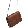 Flap Crossbody Purse for Women Shoulder Bag Vintage Wallets with Chain Strap - 3 of 4