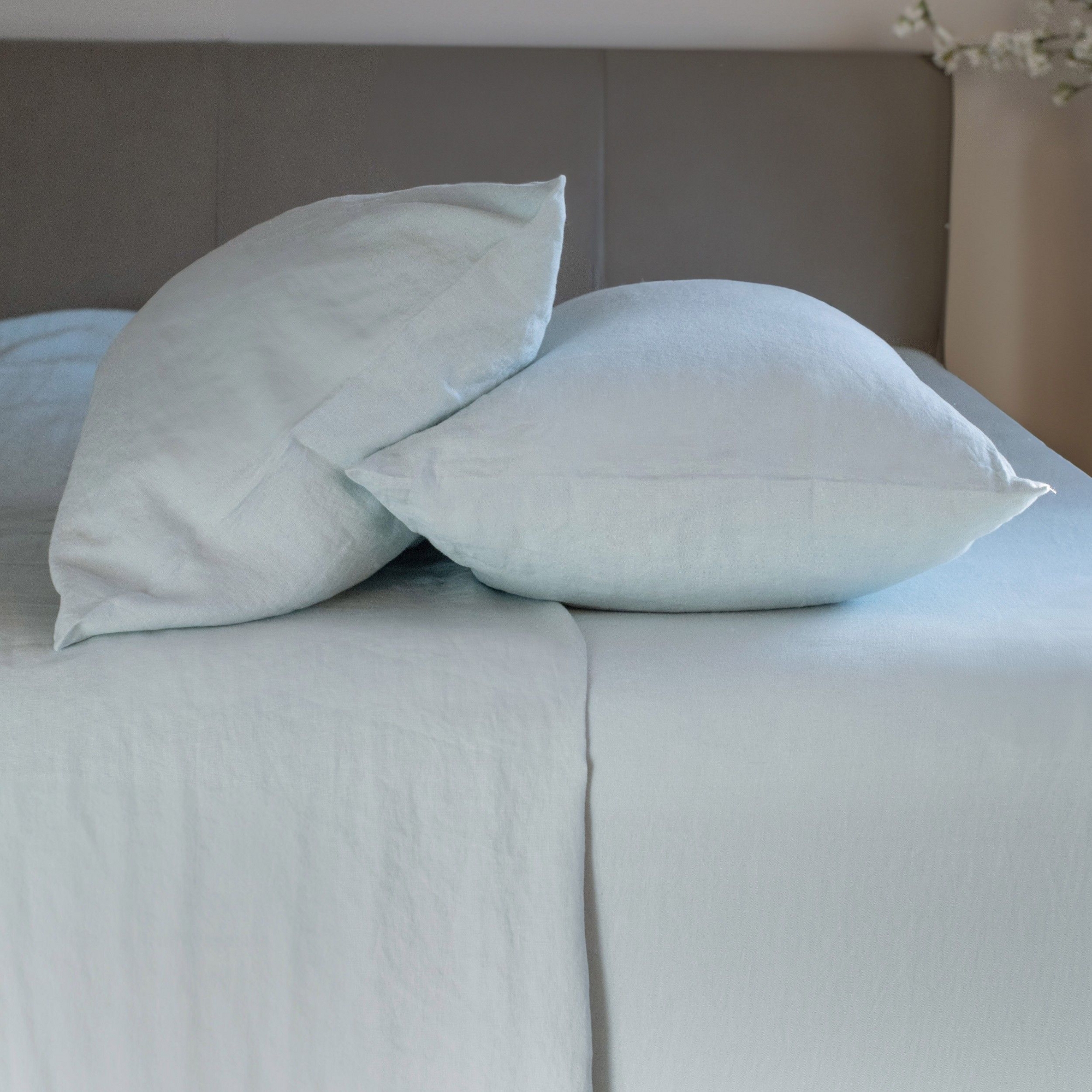 100% French Linen Sheet Set - King - Wave | BOKSER HOME