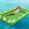 Jasonwell 4‑in‑1 Inflatable Tanning Lounger — Sun Tan Tub & Pool Raft, Water‑Filled Mat/Pad for Adults & Kids (XL) - Green - 3 of 4