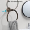 Itopfox 4 Piece Antique Bathroom Hardware Accessories Set in Oil Rubbed Bronze, Towel Bar Set with Towel Rack and Holder - 4 of 4