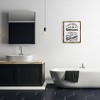 Stupell Industries What Happens In Bathroom Framed Floater Canvas Wall Art - 2 of 4