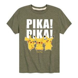 Boys' - Pokémon - Pika! Pika! Short Sleeve Graphic T-Shirt - 1 of 4