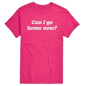 Men's - Instant Message - Funny Can I Go Home Now Short Sleeve Graphic T-Shirt - 1 of 4