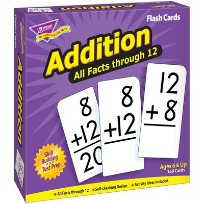 Trend Addition 0-12 All Facts Skill Drill Flash Cards : Target