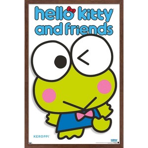 Trends International Hello Kitty and Friends: Hello - Keroppi Feature Series Framed Wall Poster Prints - 1 of 4