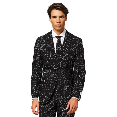 OppoSuits Men's Suit - Science Faction - Black - Size: US 52