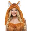 Halloween Express Women's Fox  Costume - Size Small - Red - 2 of 4