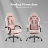 NicBex Ergonomic Office Chair with Footrest,Adjustable Recline Computer Desk Chair with Lumbar Support,Headrests,Gaming Chair for Bedroom,Office - 3 of 4