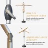 PAGED Rectangle Patio Umbrella Modern Market Umbrella with Lift, Tilt, Crank for Garden and Poolside, Umbrella Base Not Included - 4 of 4