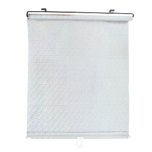 Unique Bargains Car Auto Front Window Retractable Sun Shade Guard Protector 51.1" x 19.7" Silver Tone 1 Pc - 1 of 4