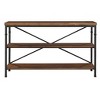 Austin TV Stand for TVs up to 40" Brown - Linon - image 2 of 4