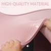 Gulches Yoga mat, 1/2 inch ultra-thick high-density practice mat with straps, suitable for all kinds of yoga practice, a variety of colors - 3 of 4