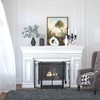 HOMCOM 3-Panel Folding Fireplace Screen with Brush, Shovel, Poker, Firewood Tongs, Fire Spark Guard for Wood Burning, Black - 3 of 4