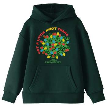 National Lampoon's Christmas Vacation Little Knot Long Sleeve Forest Green Boy's Hooded Sweatshirt