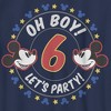 Boy's Mickey & Friends 6th Birthday Oh Boy Let's Party Mickey T-Shirt - 2 of 4