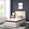 Emma and Oliver Tufted Platform Bed with 10 Inch Pocket Spring Mattress - image 2 of 4