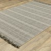 Captiv8e Designs Grimaldi Geometric Lines Beige/Black Indoor/Outdoor Rug - 2 of 4