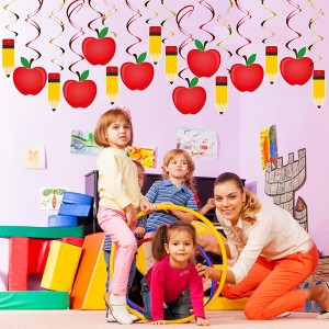 Empire DigiLabs Apple Pencil Hanging Swirls Decorations - 1 of 3