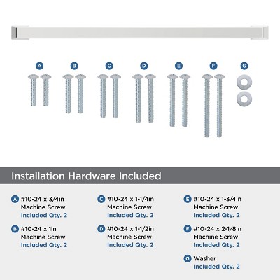 Polished Chrome 12" Modern Appliance Pull with Mounting Hardware