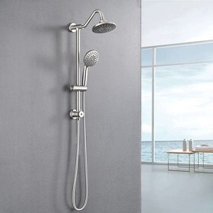 PAGED Shower Head with Spray Patterns Rain Shower Head with Body Jet Handshower, Shower Heads for Bathroom - 1 of 4