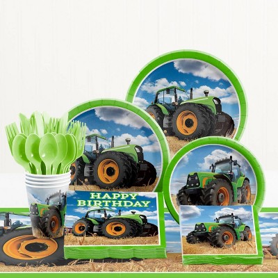 Tractor Time Party Supplies Collection