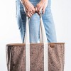 CleverMade Collapsible 30L Tote LUXE Pretty in Peony Pattern/Cream - 2 of 4