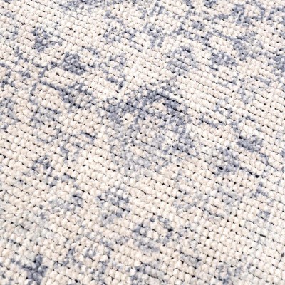 Hauteloom Mortye Cream & Blue Medallion Area Rug