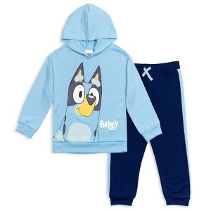 Bluey Fleece Hoodie and Pants Outfit Set Toddler to Big Kid - 1 of 4