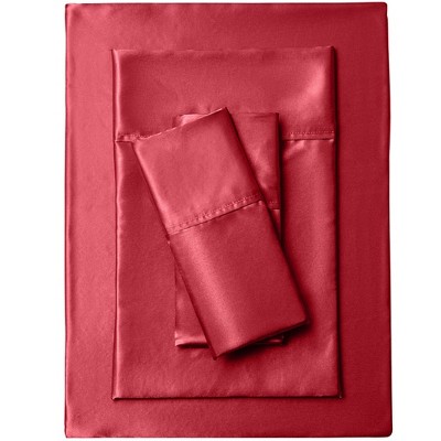 BrylaneHome Satin Bedtite; Sheet Set