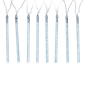 Lumabase Solar Powered LED Meteor Lights with 8 White Cascading Light Tubes - 1 of 4