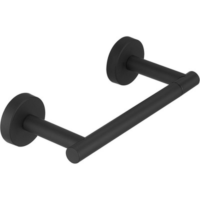 BWE Double Post Pivoting Wall Mounted Towel Bar Toilet Paper Holder