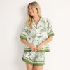 Lands' End Women's Rayon Short Sleeve Camp Shirt - 4 of 4